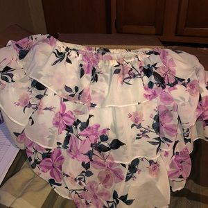 Off the shoulder shirt